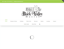 Tablet Screenshot of blackvalleyhostel.com